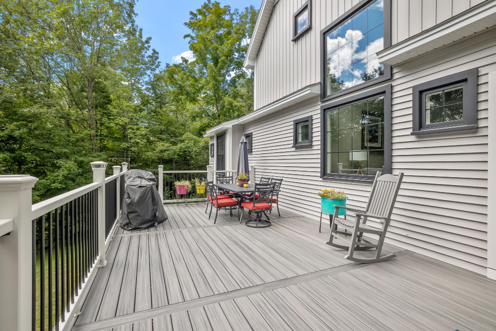 pressure washed deck examples