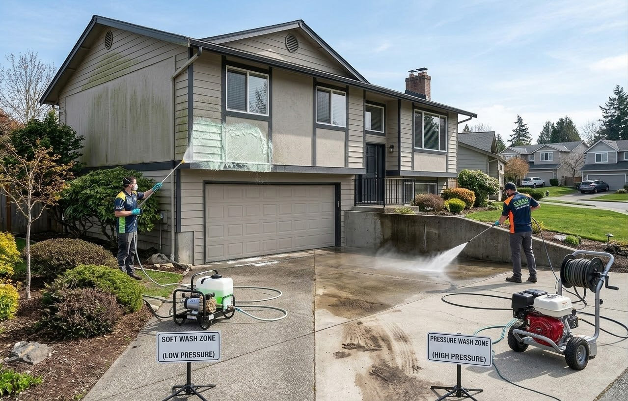 water-pressure-washing