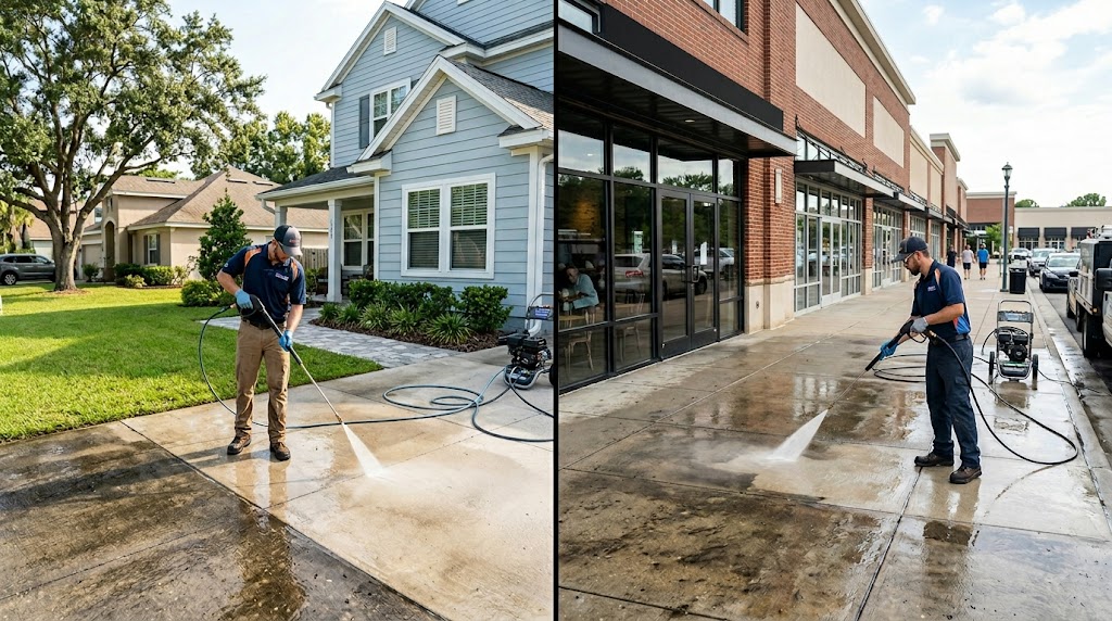 Who Needs Pressure Washing Services? Homeowners vs Businesses